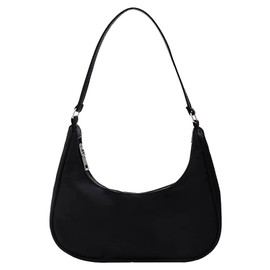 HISYI Shoulder Handbag Cute Hobo Handbag Purse for Women Small Nylon Shoulder Bag Mini Clutch