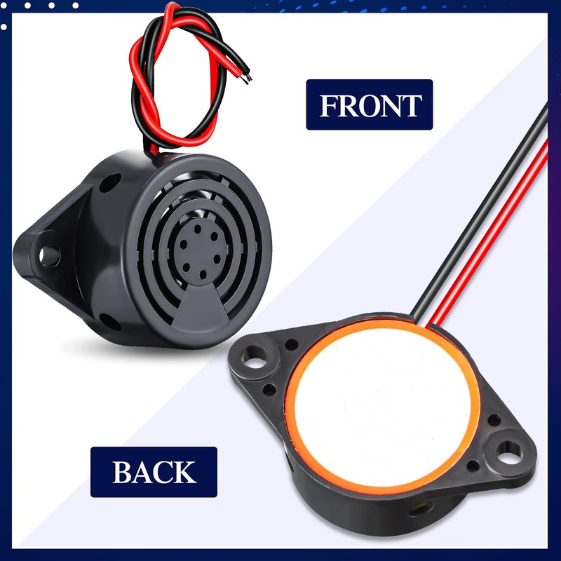 Geiserailie 6 Pcs DC 3-24V 95 dB Electronic Buzzer Active