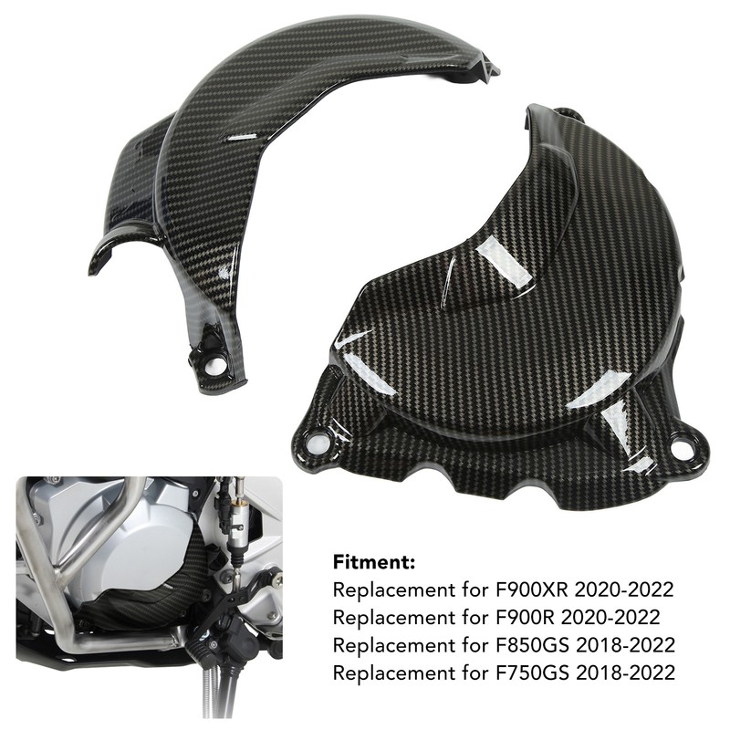 Motorcycle Engine Cylinder Guard Carbon Fiber Style Replacement for F900XR