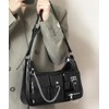 Miniministore Women's Shoulder Bag, Multi-Pocket Shoulder Bag, With Chain, Stylish,