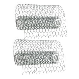 KONTONTY Floral Chicken Wire 47.24 x 11.81 Inch Iron Wire Mesh for Garden DIY Crafts Wedding