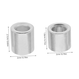 NOLITOY 2pcs Metal Atv Wheel Hub Bushings Front Rear Bushing Kit Modified Wheel Hub Accessories for Off Road Motorcycle Go Kart Skateboard with Easy Installation and Precision Fit