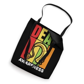 Hearing Aid Ear Disability Support Deaf Awareness Tote Bag