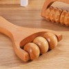 Healvian Pack of 2 Wooden Massage Roller Trigger Point Roller