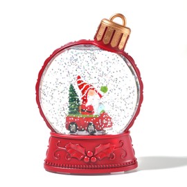 Christmas Snow Globes Lantern, Santa Snow Globe Battery operatedbola de Cristal Christmas Decorations,Santa Claus Decor