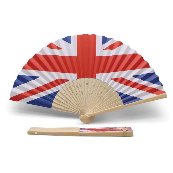 OLILLY Pack of 10 Paper and Bamboo Fans in UK