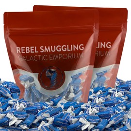 Vanilla Midgees Bulk 2 x 5lbs bags of Blue Individually Wrapped Candies by Rebel Smuggling Galactic Emporium (10lbs Total)