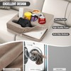 STBoo Couch Cup Holder Pillow Tray - Sofa Drink Cup