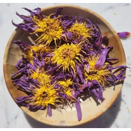 YLRanch Blue Lotus Flower Organic Dried / Farm Fresh Packed USA Free Ship - 0.5 oz