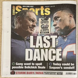 NEW YORK POST - 1/7/24 - BILL CLINTON - DEVIL IN A BLUE DRESS - THE EPSTEIN FILE