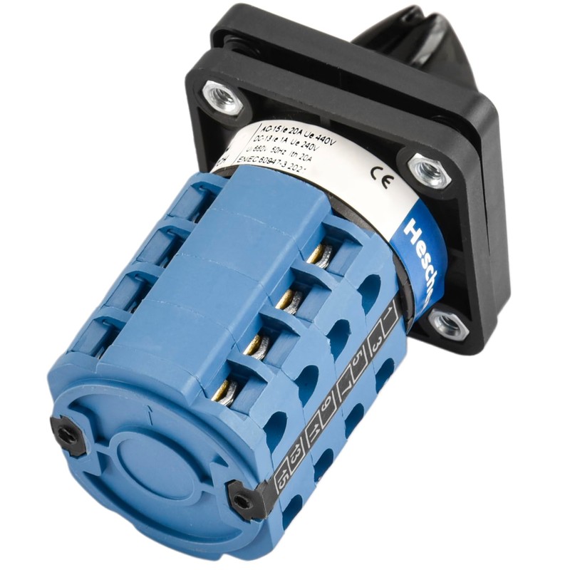 Heschen Universal Rotary Cam Selector Changeover Switch SZW26-20/0-4.4 660V 20A
