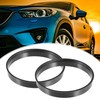 ACROPIX 70.1mm to 66.1mm Universal Car Hub Centric Rings Black
