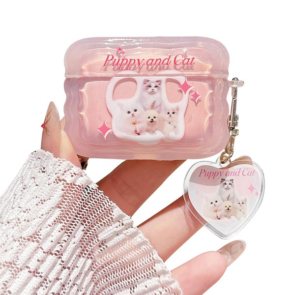 PHOEACC Cute Airpod Pro 2 Case Cartoon Kawaii Animal Design