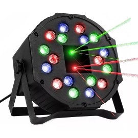 Trixter Cañon De Leds Rgb Laser Audioritmico Con Patrones Multicolor