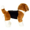 Teddy Hermann 91991 Beagle Standing Cuddly Toy with Recycled Filling
