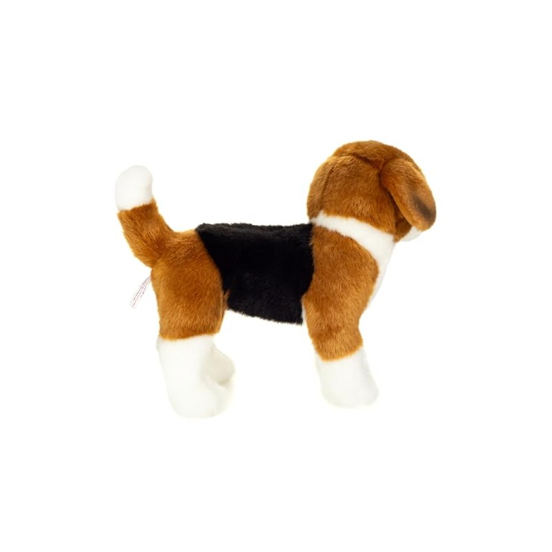 Teddy Hermann 91991 Beagle Standing Cuddly Toy with Recycled Filling