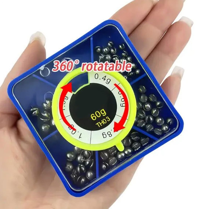 Fishing Split Shots,Fly Fishing Weights | Portable Angler Tackle Accessories,