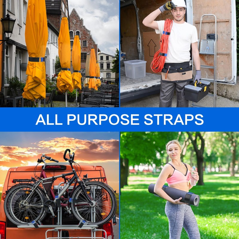 Skipwall Ladder Straps,Ladder Rack Tie Down Straps,Adjustable Multipurpose Securing Straps