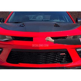 DecalDino Car Emblem Wrap Kit - for Chevy Models Bowtie Badge Decal Red Hot