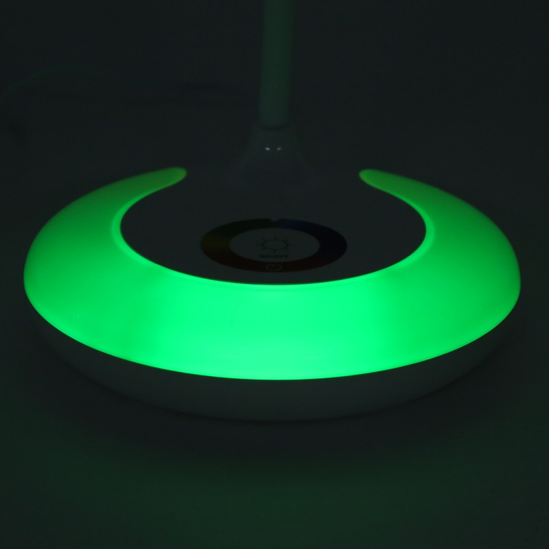 LED Table Lamp Touch Dimming Desk Light Eye Protection Colorful