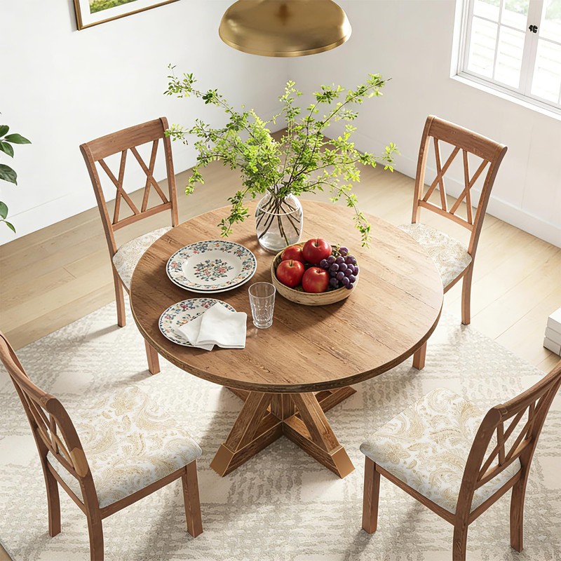 BVBOX Seat Covers Set of 4 for Dining Room Chairs