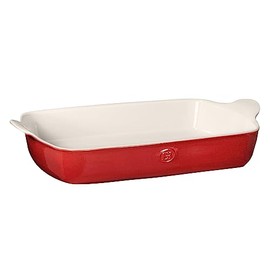 Emile Henry 17.75" x 11" / 5qt Extra Large Rectangular Baker - Modern Classics Collection | Rouge
