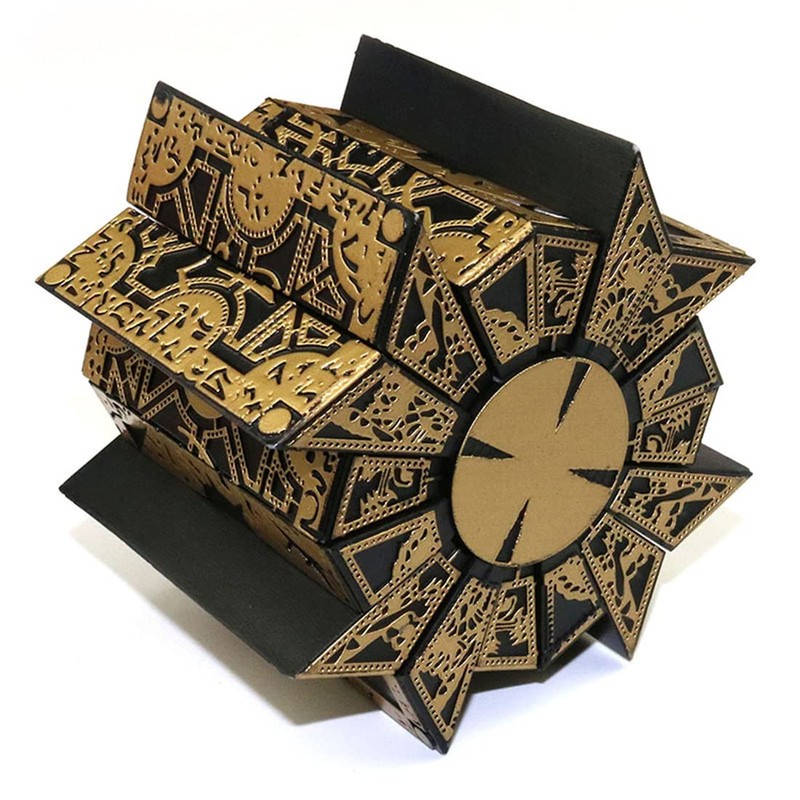 SUIZU Detachable Hellraiser Puzzle Box, Functional Deformation Lock Box with