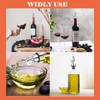 2 beccucci per olio, versatore per bottiglie, versatore per bottiglie