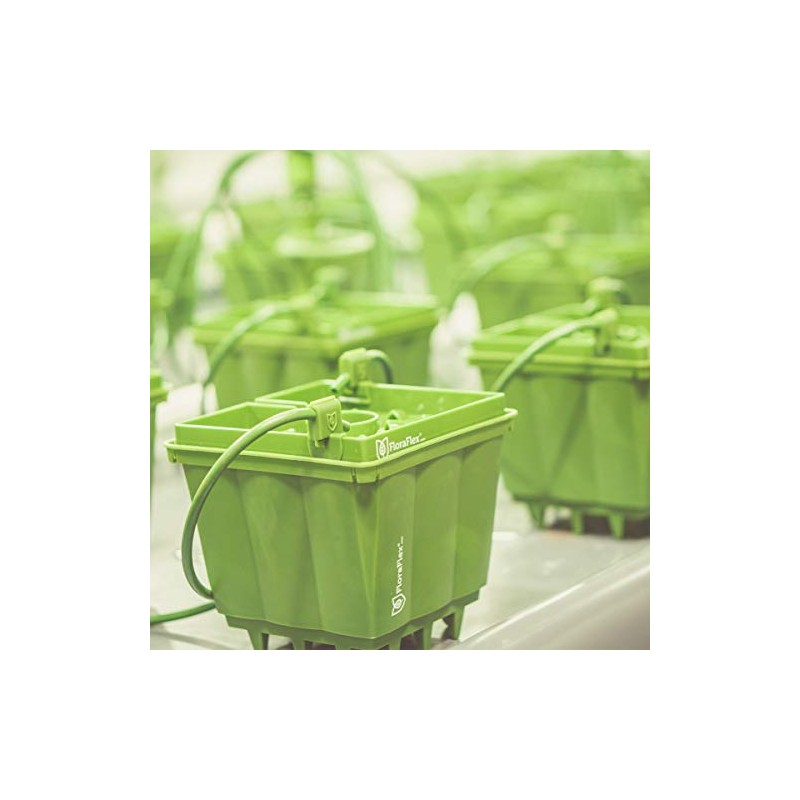 FloraFlex FF343 PotPro 6" Pot (3-Pack), Green