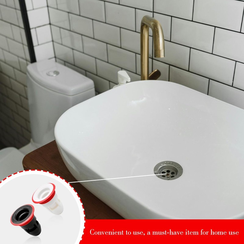GLADFRESIT 2PCS Shower Floor Drain, Adhesion Design Sewer Core Backflow