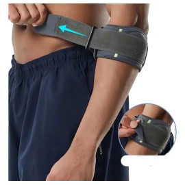 Codera Deportiva Ajustable Con Calzos Amortiguadores Color Gris