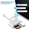 Multifunctional SD/TF/USB C Card Reader, 1 Count USB C Plug