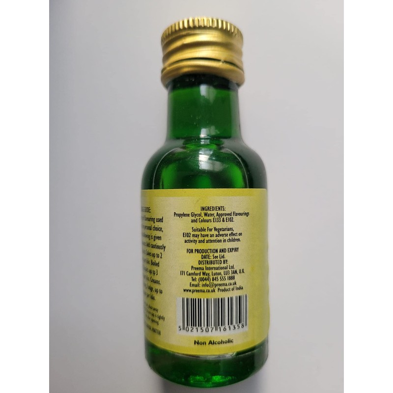 Pistachio Food Flavouring Essence Preema 28ml Bottle