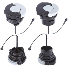 ADEFOL Pack of 4 Fuel Cap for STIHL MS210 MS230 MS240 MS250 MS260 MS192 MS211 MS171 MS181 MS200 MS360 and More Types Series, Universal Fuel Cap Durable Replacement Parts (2 Fuel Caps + 2 Oil Caps)