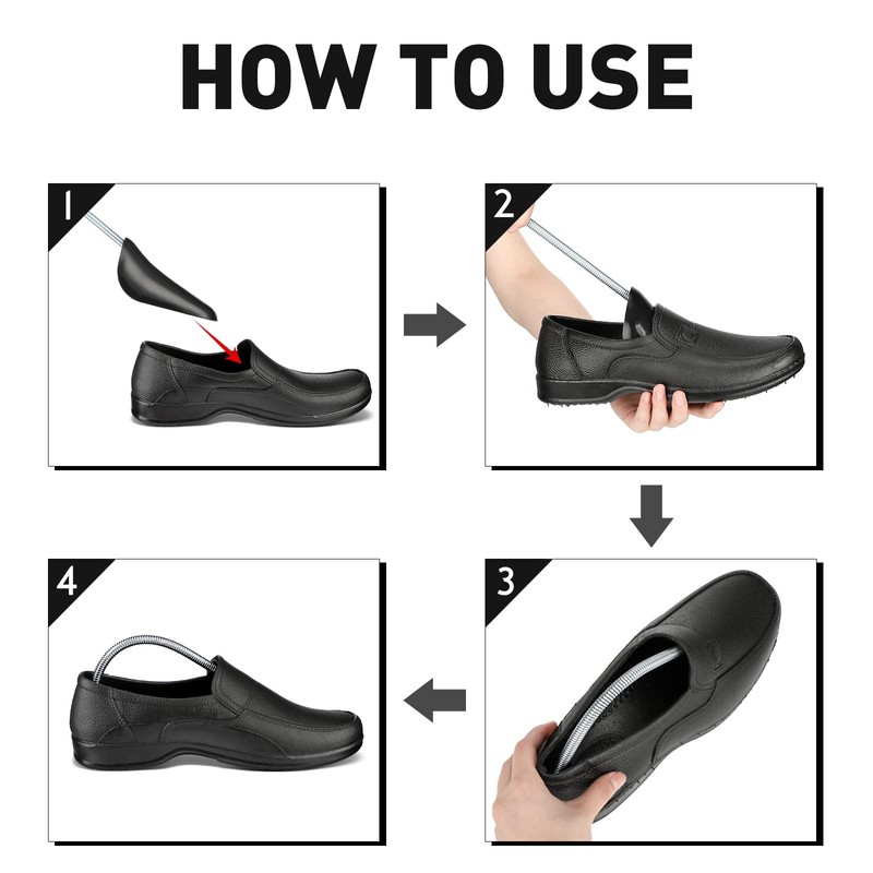 Bucherry 30 Pairs Plastic Shoe Trees Bulk Spring Shoe Trees