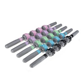 4 ball massage stick calf thigh roller lower body Massage rod 1-Diastick-Black