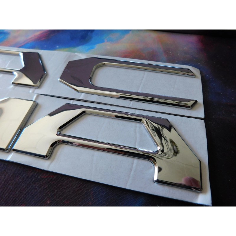 Advanced Trims NEW CHROME POLISHED 3D RAISED DOMED TAILGATE INSERT