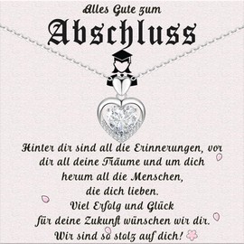 PDTU Graduation Gift, Chain Graduation Gift for Girls, Graduation Gifts for Bachelor Master Graduation for Girls, Daughter, Granddaughter, Sister, Niece, Girlfriend, Cubic Zirconia, Cubic Zirconia