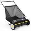 26 in Heavy-Duty Push Lawn Sweeper - 4 Spinning Brushes,