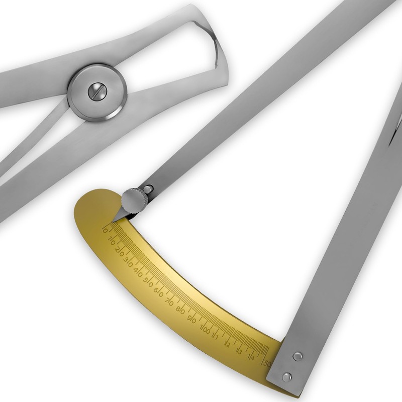 DEXSUR Jeweler Caliper 6.5" - Stainless Steel Precision Measuring Tool