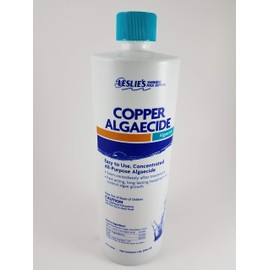 Leslie's Copper Algaecide - Swimming Pool Algae Preventative - 1 Quart