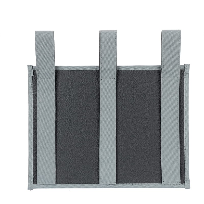 Falaku Hanging Bedside Caddy,Bedside Organizer Caddy for Bed Rails(4 Pockets-Grey)