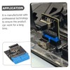 KICHOUSE DIY USB c Connector Board 3.1 Motherboard Extension Adapter