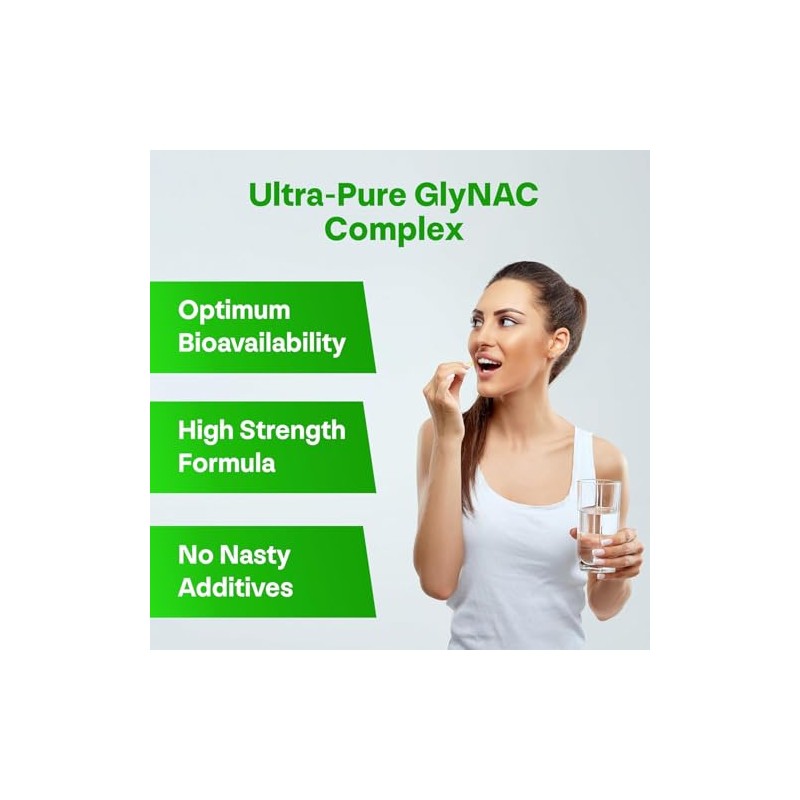 GlyNAC 1000 mg – Glycine and NAC 500 mg, 120