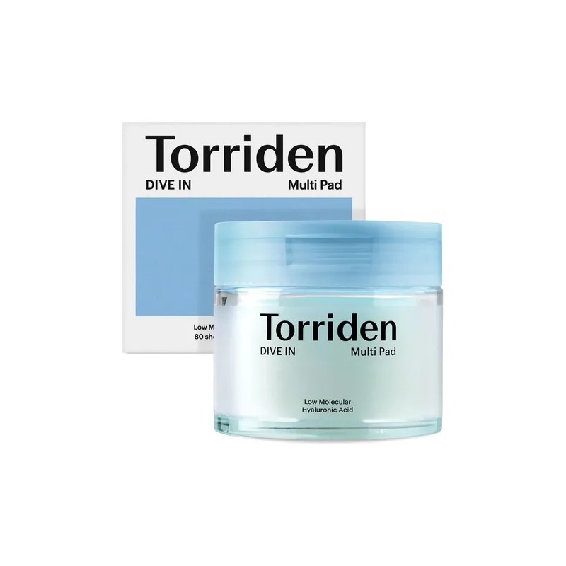 Torriden Hidratantes Acido Hialuronico 80 Pads Coreanos Normal Danoche
