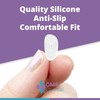 GMS Optical® Premium Grade Soft Silicone - D-Shape Push-in Nose