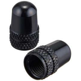 NOGUCHI 111575 Aluminum Valve Cap [For American Types] 2 Pieces Black