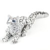 3D Printed Animal, 8" Articulated Snow Leopard, 3D Printed Toys,