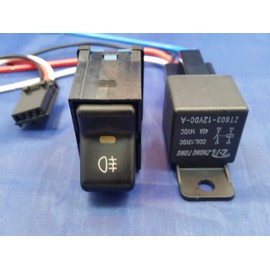 Fits Jeep® TJ Wrnagler Rocker Switch- Light Logo with 40 AMP Relay 1997-2006 Wrangler Ships Within ONE Day