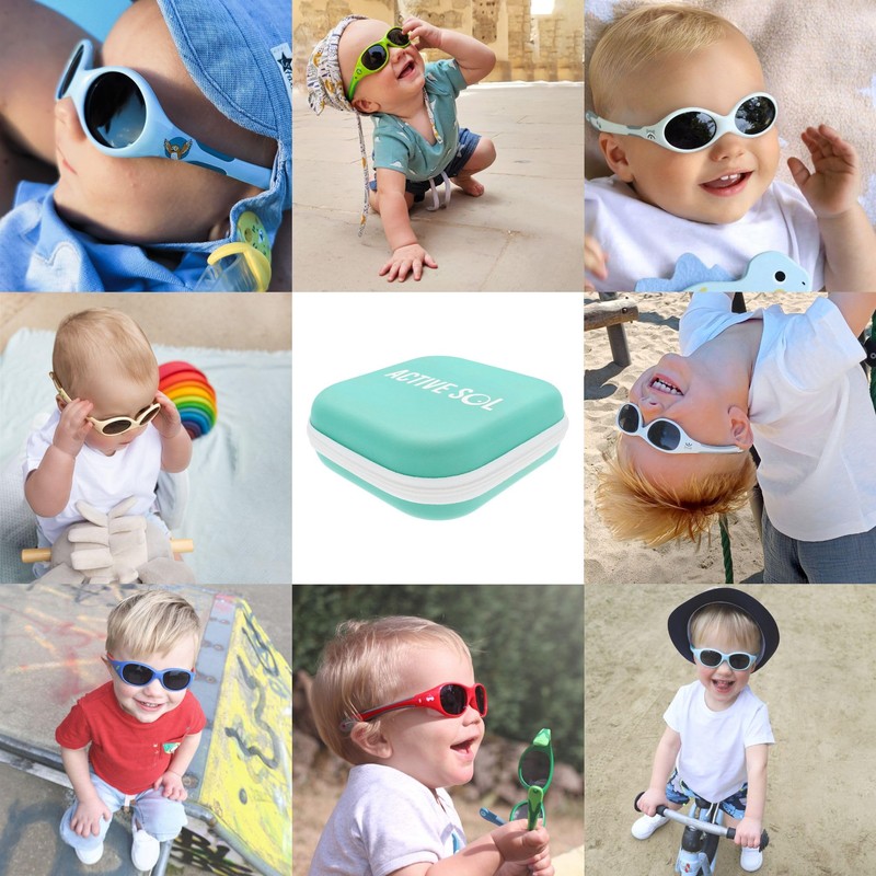 ActiveSol Baby Extra Large Glasses Case for Hingeless Glasses Hard